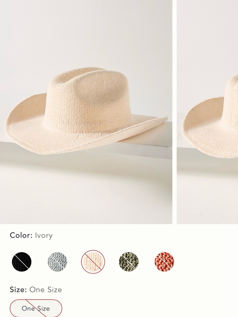 Anthropology Nubby Rancher Hat *SOLD OUT*